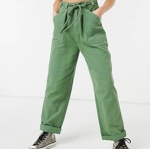 Free people flouncy green brand new pants